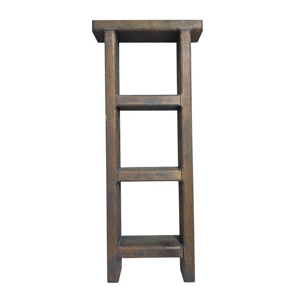 unknown Other - Wooden Trinket Ladder Display Shelf Farmhouse Country Cottagecore Wall Hanging